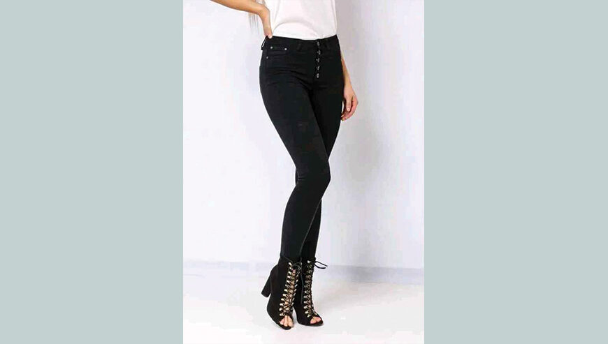 Stylish Denim Full Pant For Ladies