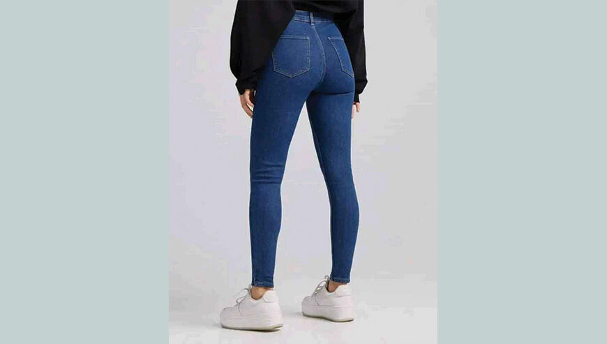 Stylish Denim Full Pant For Ladies