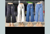 Ladies denim jeans parr Pant original export.