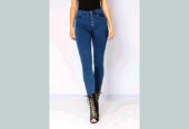 Stylish Denim Full Pant For Ladies