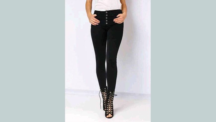 Stylish Denim Full Pant For Ladies