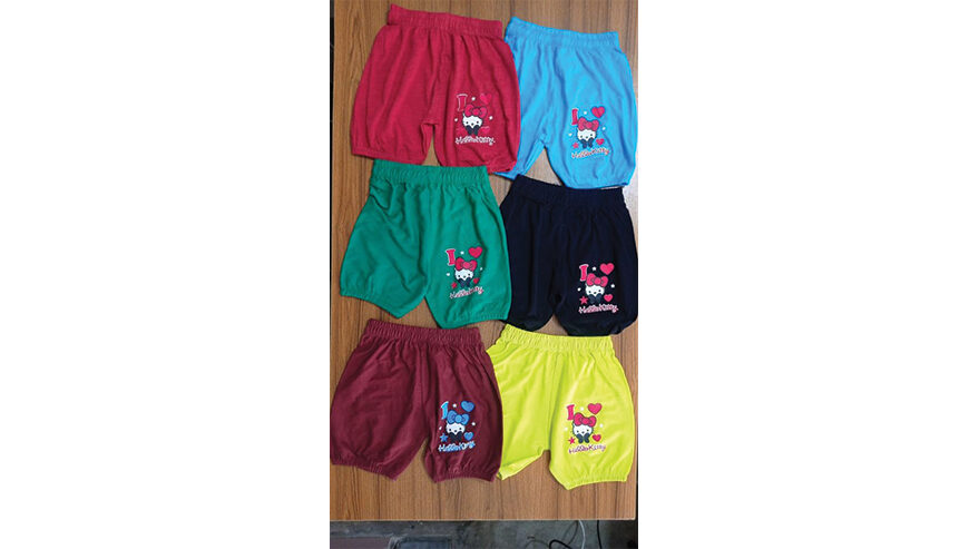 Multi Color Baby Girls Panty (6 Pieces Combo) by difference color.