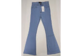 Ladies denim boot cut long pants.