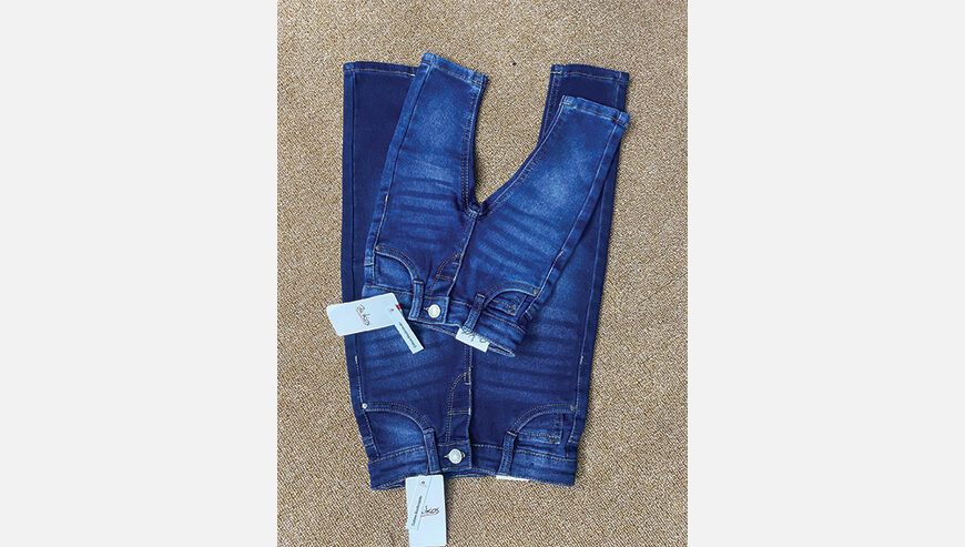 Spandex kids knit denim