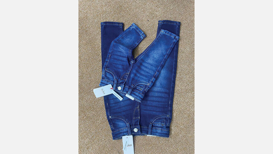 Spandex kids knit denim