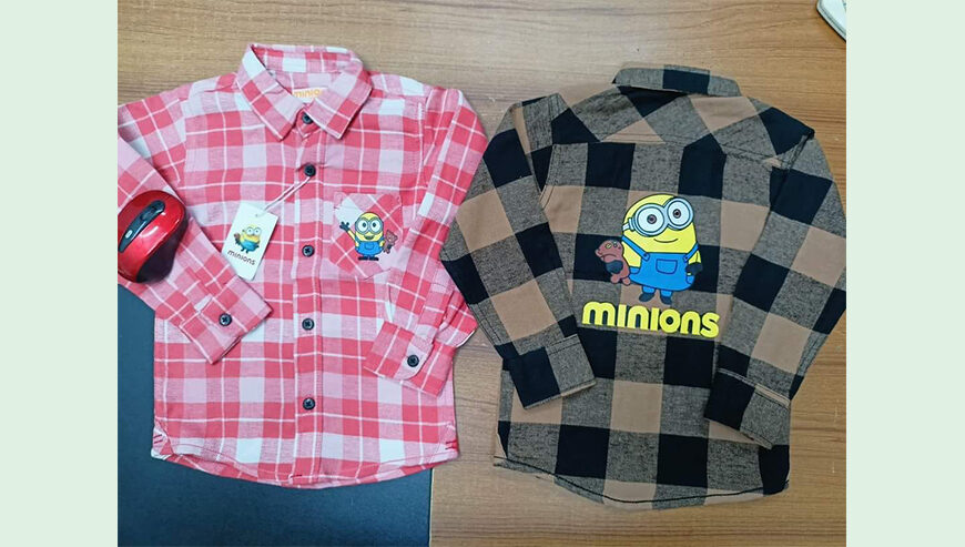 Boys minions shirt