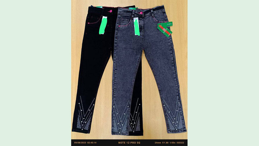 Girls export denim pant