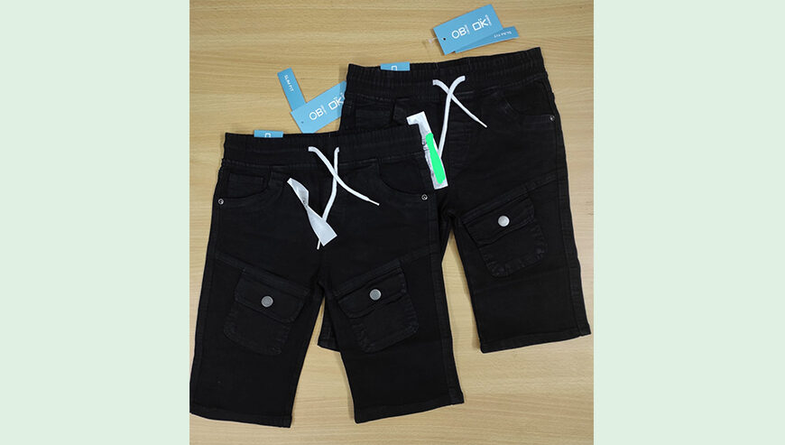 dult Boys export short denim pant