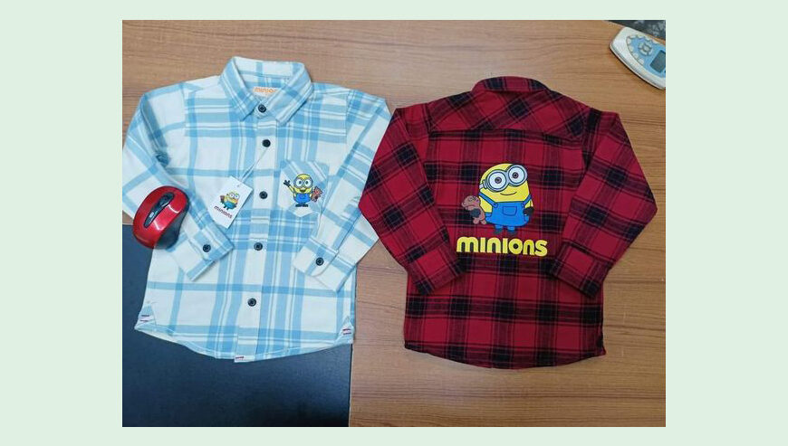 Boys minions shirt