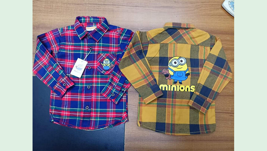 Boys minions shirt