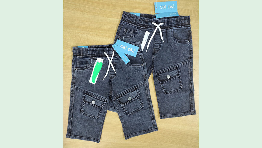 dult Boys export short denim pant