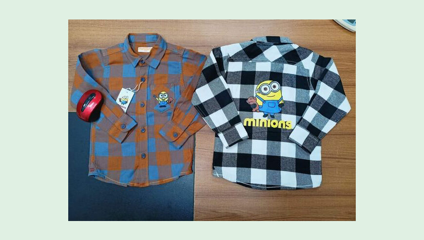 Boys minions shirt