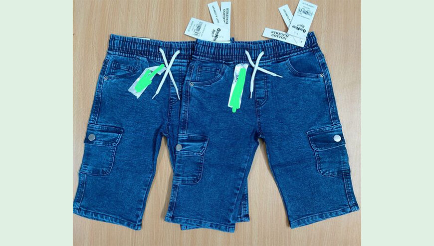 Adult Boys export short denim pant