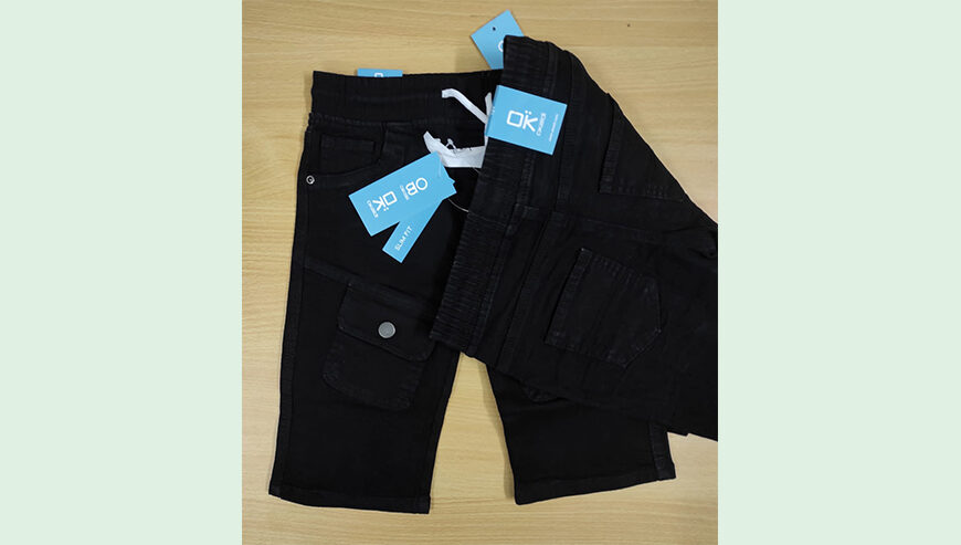 dult Boys export short denim pant