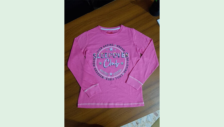 Boys girls full sleeve fency t-shirt