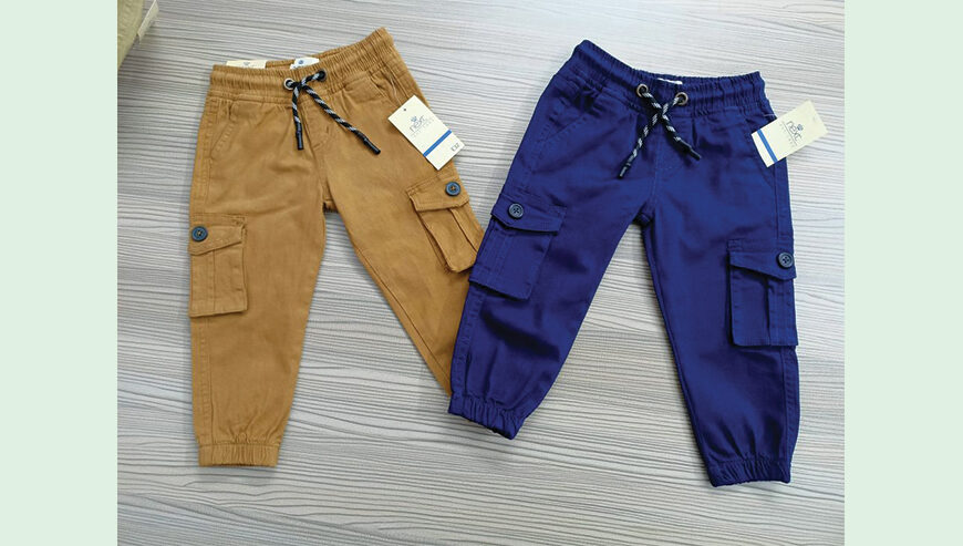 Boys SPANDEX cargo joggers