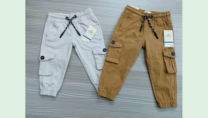 Boys SPANDEX cargo joggers