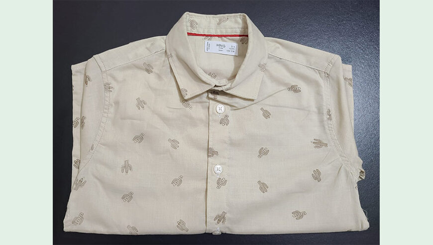 Boy’s Over Fancy All Over Printed short Sleeve cotton shirt