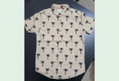 Boy’s Over Fancy All Over Printed short Sleeve cotton shirt