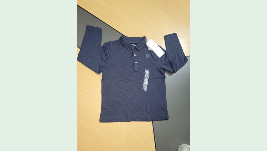 Boys full slv polo