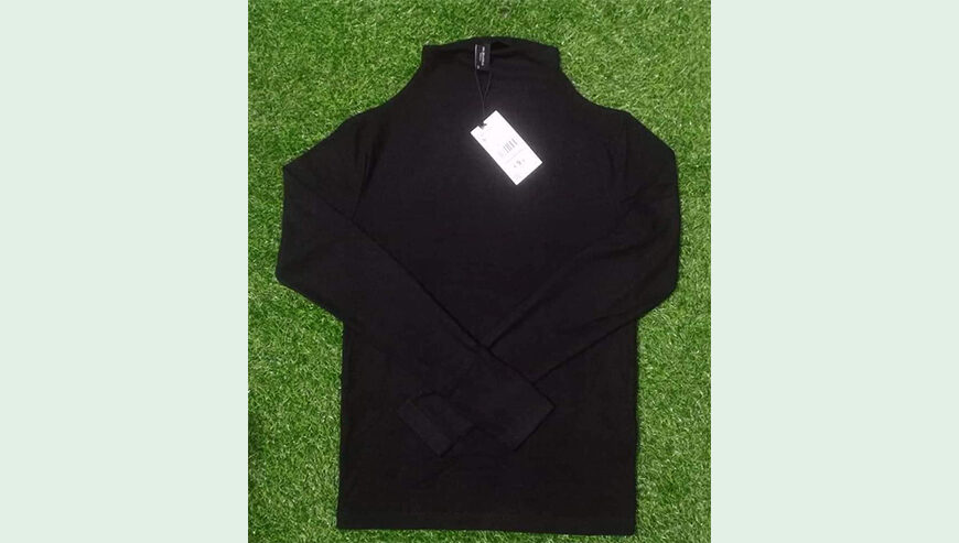 Ladies high neck sweater