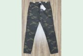 Mens camo joggers