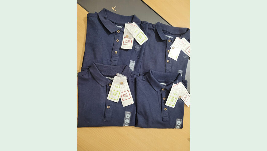 Boys full slv polo