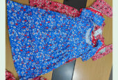 Kids to grils fency 100% cotton full slv frock.