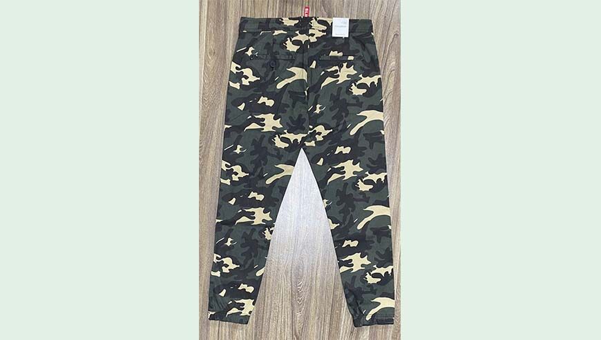 Mens camo joggers