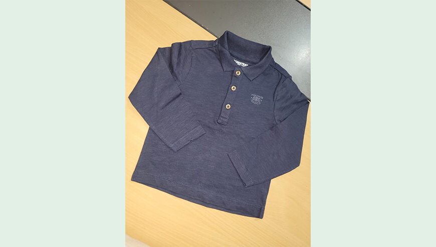 Boys full slv polo