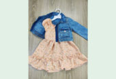 OVER FANCY JACKET FROCK SET