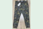 Mens camo joggers