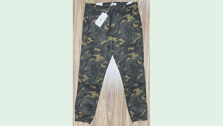 Mens camo joggers