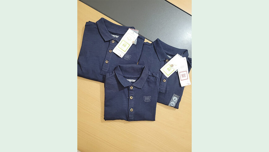 Boys full slv polo