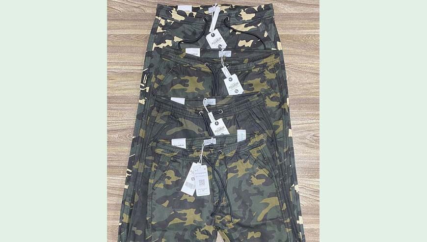 Mens camo joggers