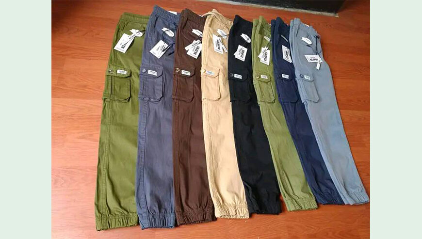 Mens 6 Pocket Cargo Joggers