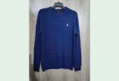 Men’s Round neck cable Sweater