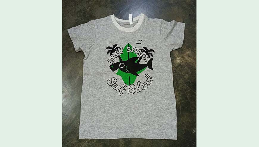 Boys girls half slv t-shirt