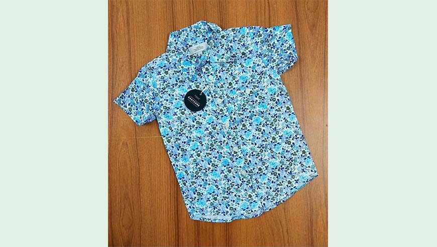 100% Export Quality Boys Half Sleeve Shirt