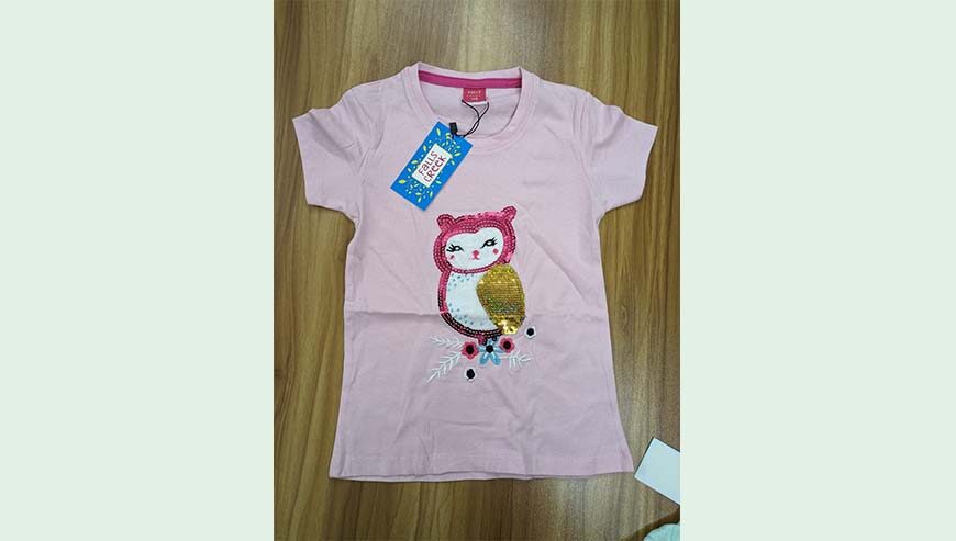 Girl’s Sequence and Arikajer T shirt