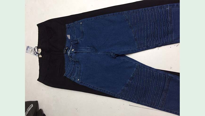 Ladies denim jegging