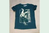 Boys girls half slv t-shirt