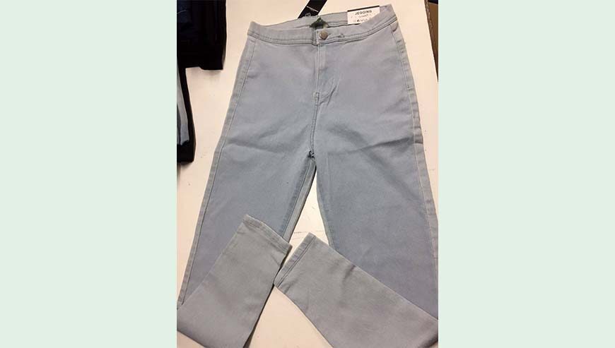 Ladies denim jegging