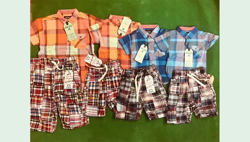 Boys exclusive woven up down set