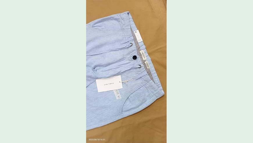 Mens Rami Cotton Trouser