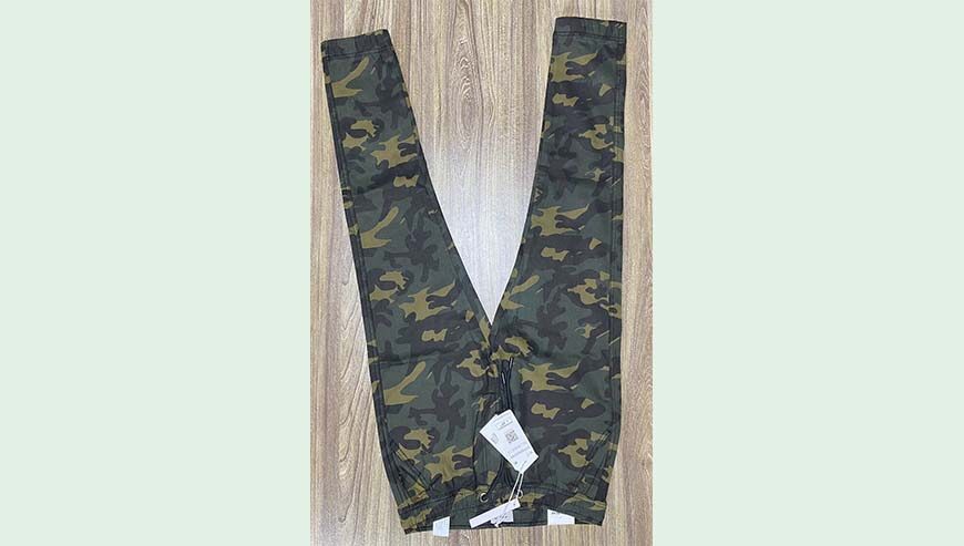 Mens camo joggers