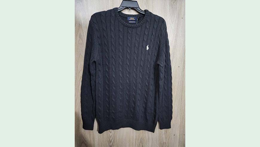 Men’s Round neck cable Sweater