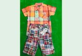 Boys exclusive woven up down set