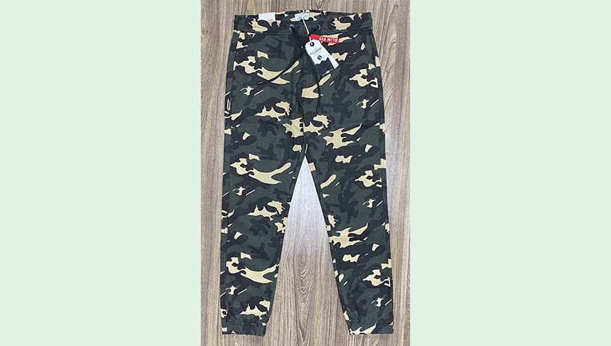 Mens camo joggers