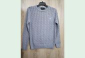 Men’s Round neck cable Sweater